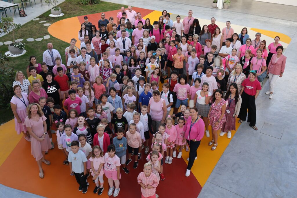 School staff and students